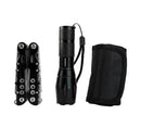15 in 1 MULTITOOL+ LED TACTICAL FLASHLIGHT SET
