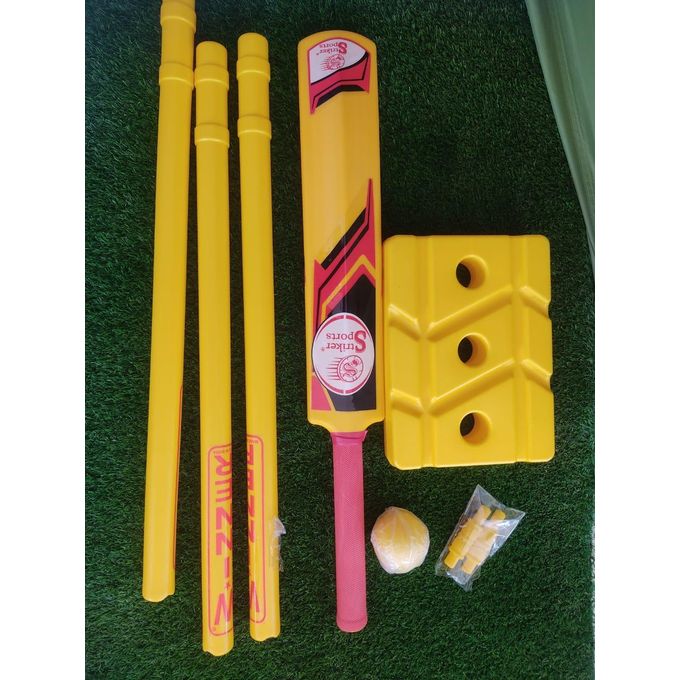 CRICKET SET PLASTIC.