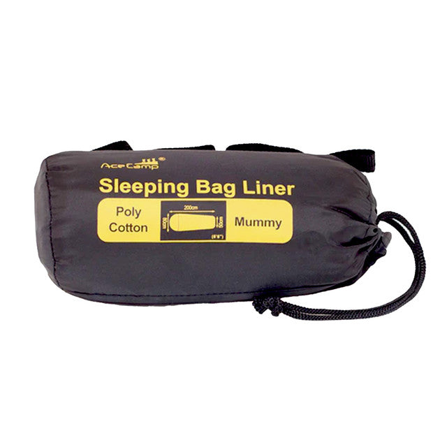 SLEEPING BAG LINER POLY COTTON MUMMY