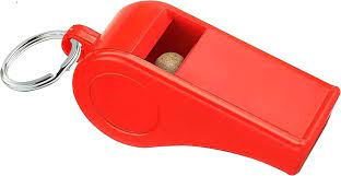 PLASTIC WHISTLE ASSORTED COLOUR 7G