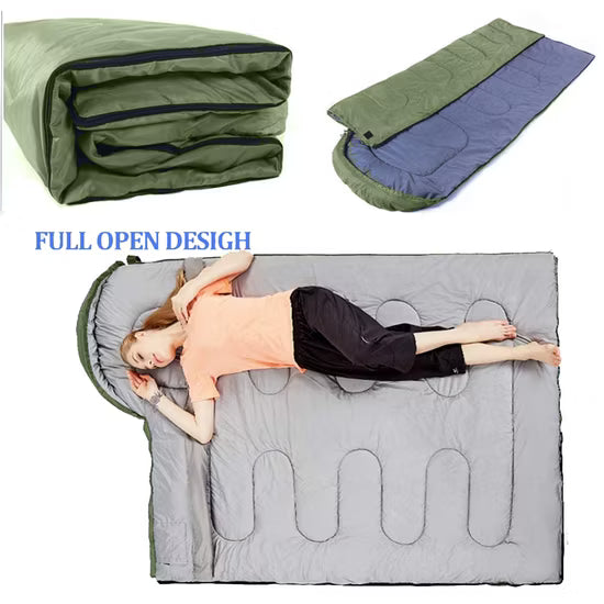 GOSPORT LD SLEEPING BAG ENVELOP-GREEN