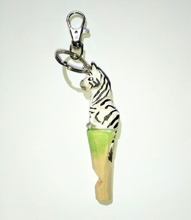 WOOD WHISTLE - ZEBRA